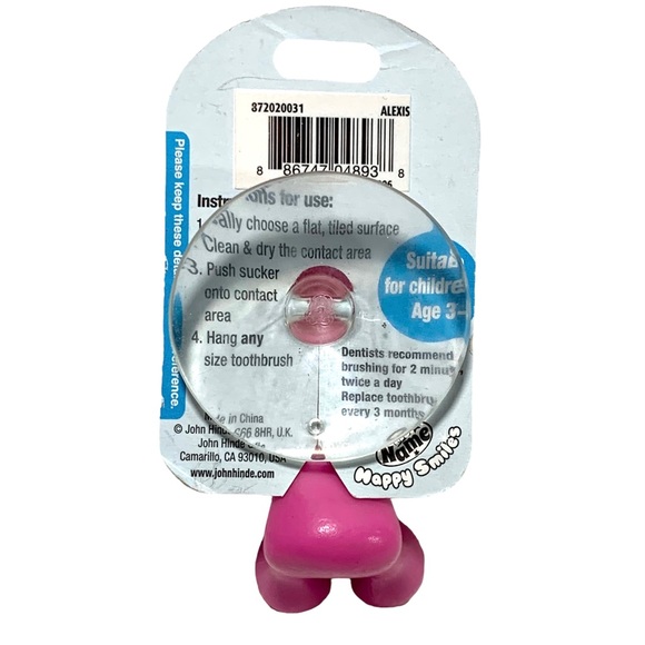 Happy Smiles Personalized Kids Toothbrush Holder Alexis Cat Kitty - Picture 2 of 4